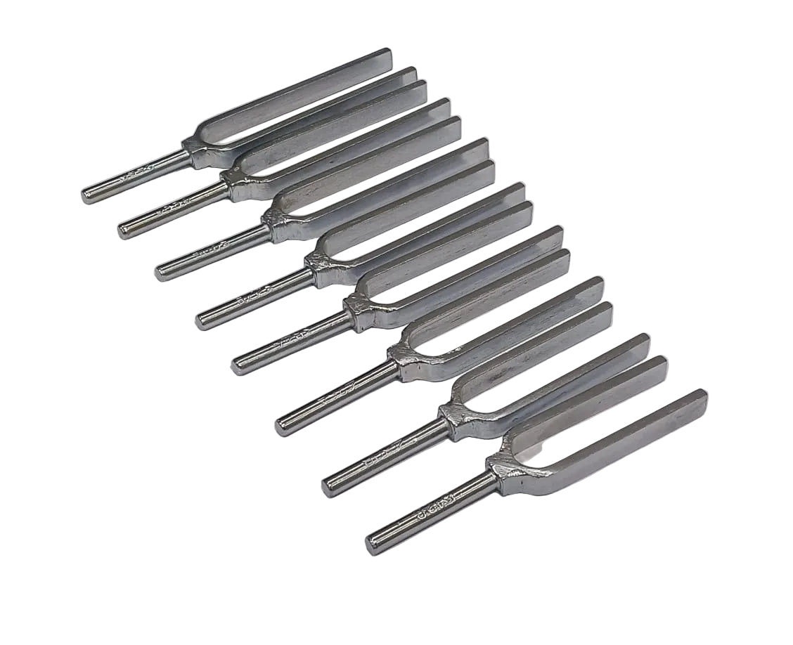 TUNING FORK CHROME PLATED (SET OF 8)
