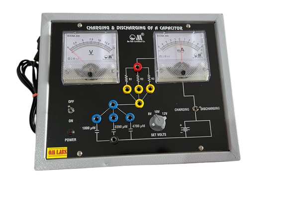 Charging & Discharging of Condensor with Analog Meters