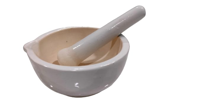 Mortar and pestle 6" (Pack of 2 pcs)