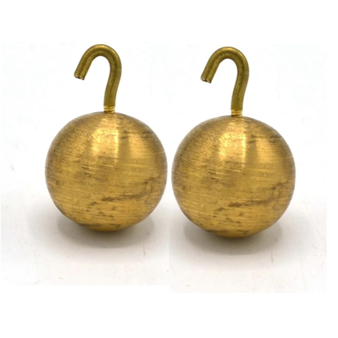 Bob With Hook 25mm In Brass (PK. of 2 Pcs.)