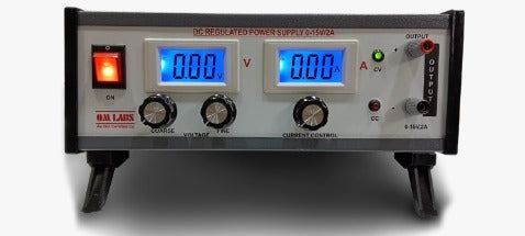DC Regulated Power Supply With 2 Digital Meters (0-15V/2A DC)