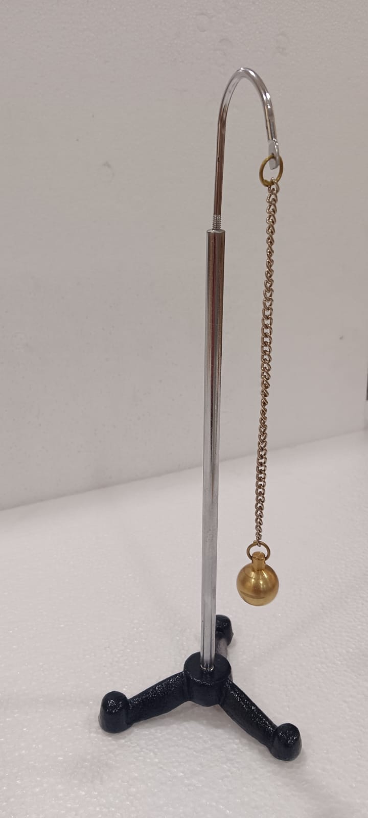 Simple Pendulum Apparatus With Iron Stand & Brass Bob