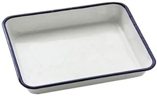 Enamel Tray Size: 10”x12”