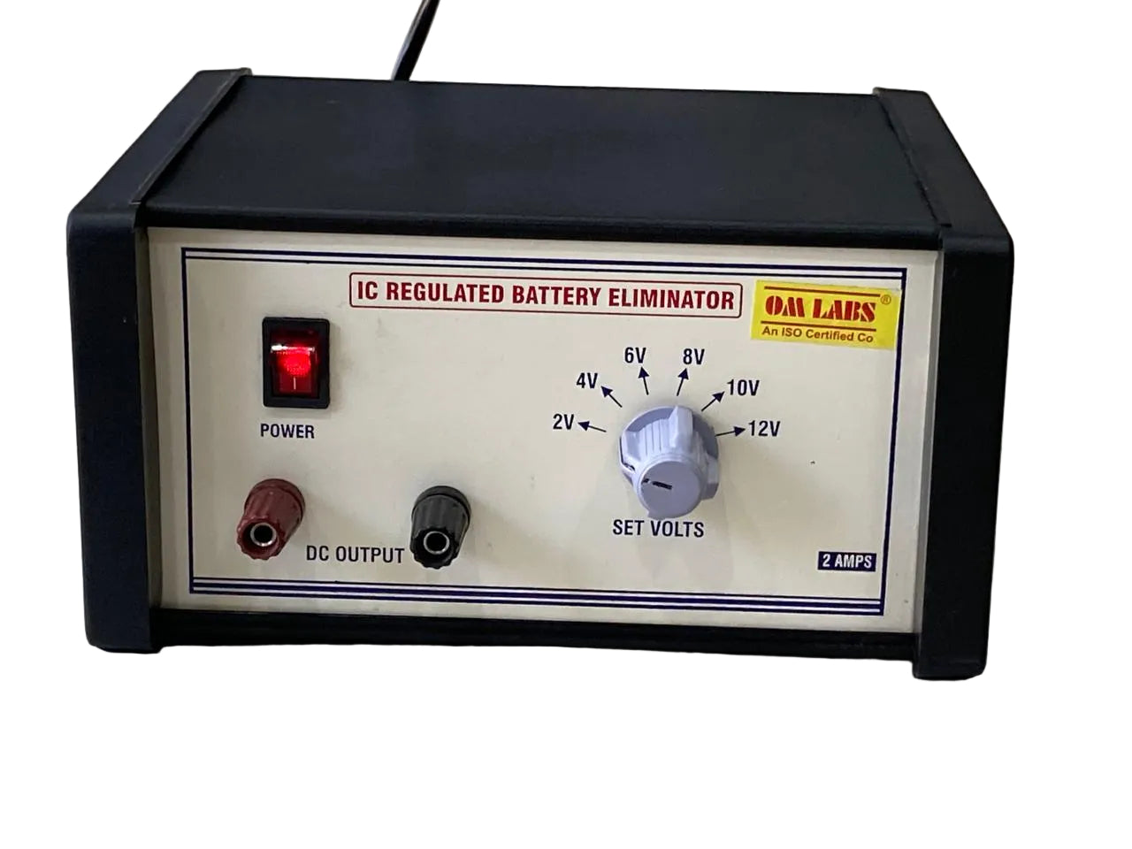 IC Regulated Battery Eliminator 2-12V/2A DC | Large Box