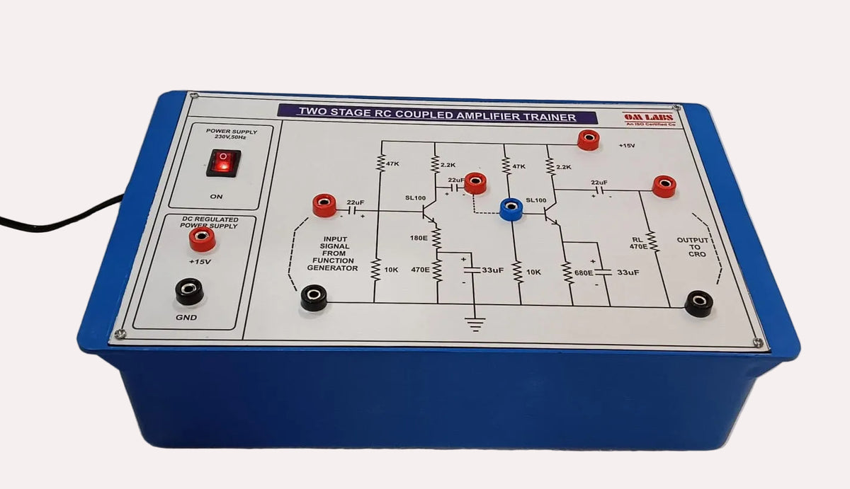 RC COUPLED AMPLIFIER TWO STAGE TRAINER