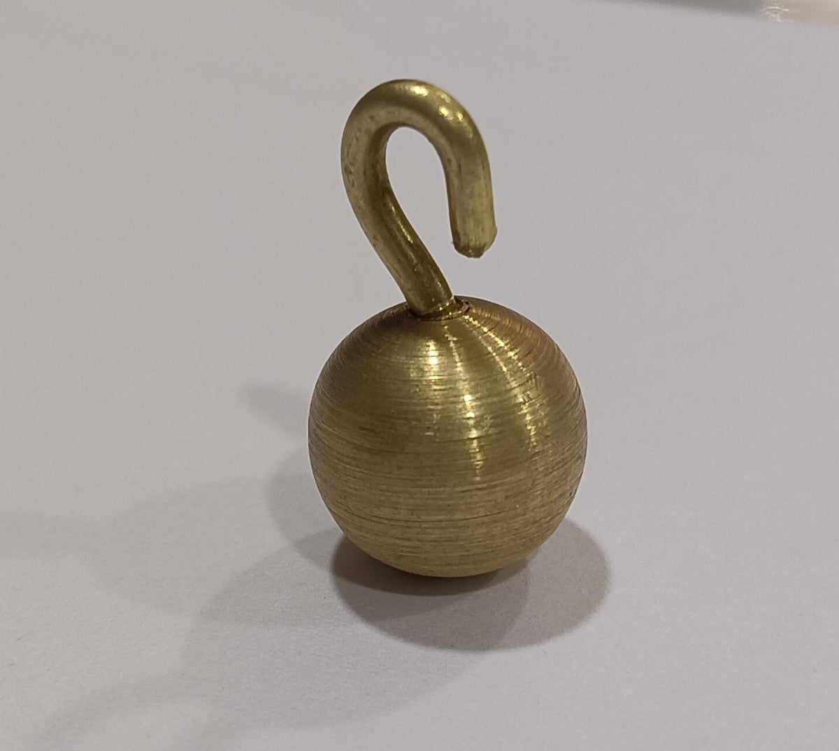 Bob With Hook 12mm in Brass