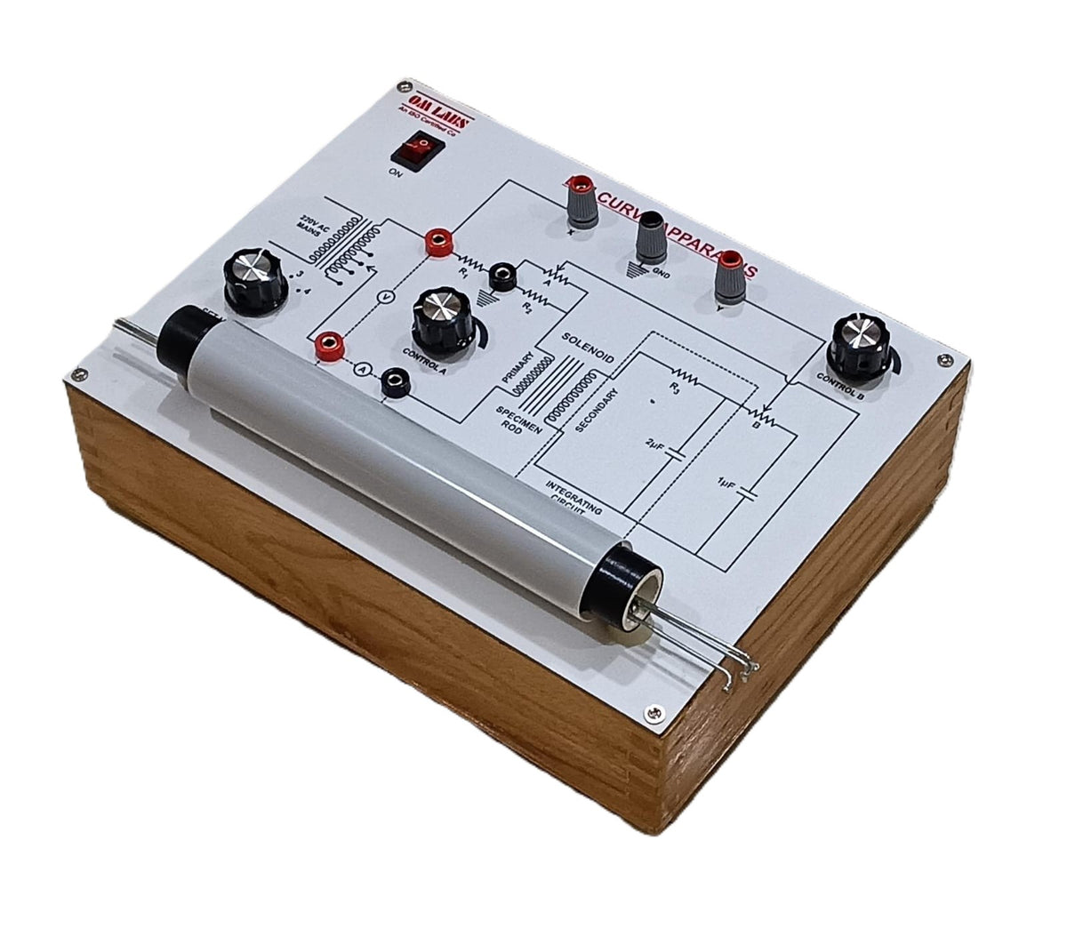 BH CURVE APPARATUS WOODEN BOX