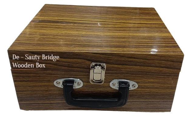 De-Sauty Bridge with Null detector & Oscillator with Wooden Box