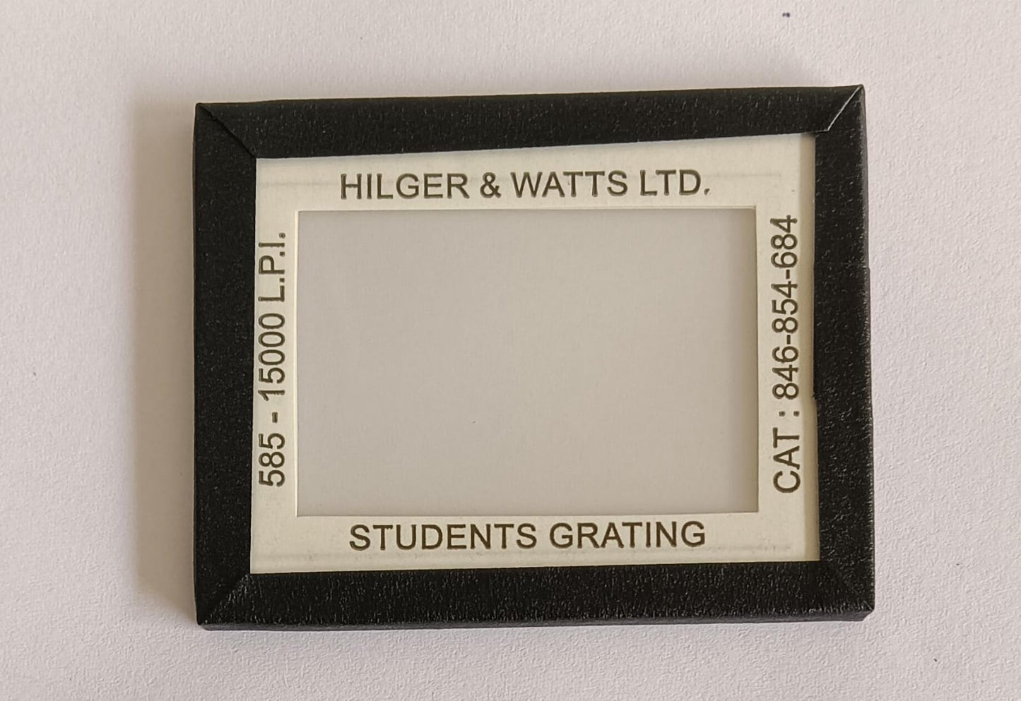 Diffraction Gratings 15000 Lines Per Inch (600 Lines/mm)
