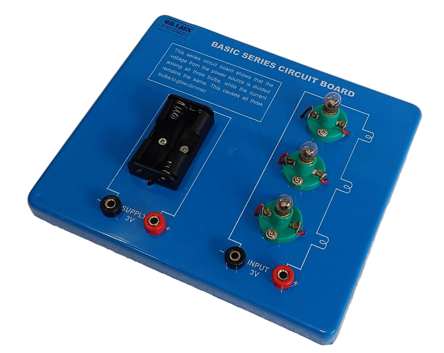 Basic Series Circuit on Board Model