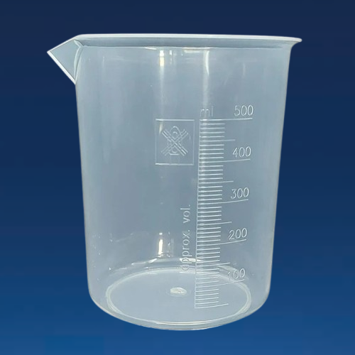 Beaker 500ml Euro Design Set | Brand : Poly Lab | Set of 12Pcs