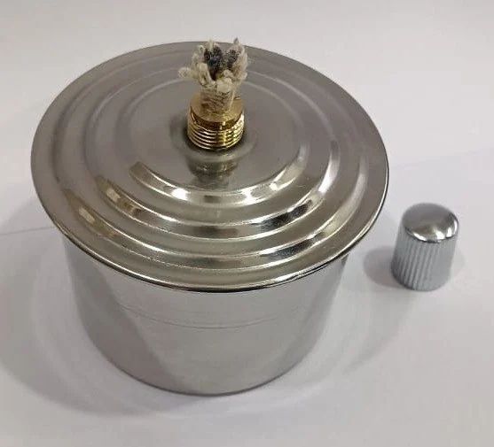 Spirit Lamp S.S. Brand Om Labs Stainless Steel 100 ml | Pack Of 2