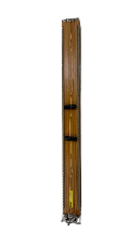 Sonometer In Teak Wood With Brass Fitting