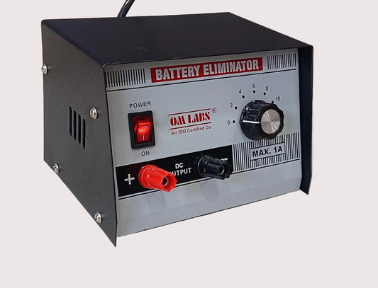 Battery Eliminator 2-12V/1A DC in Metal Box