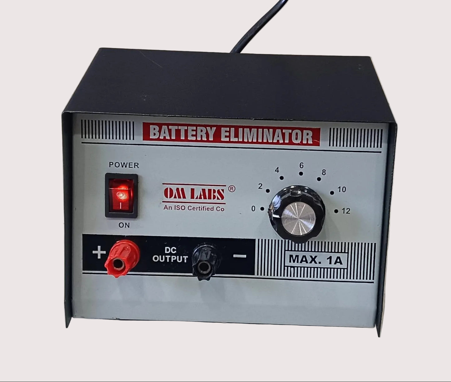 Battery Eliminator 2-12V/1A DC in Metal Box