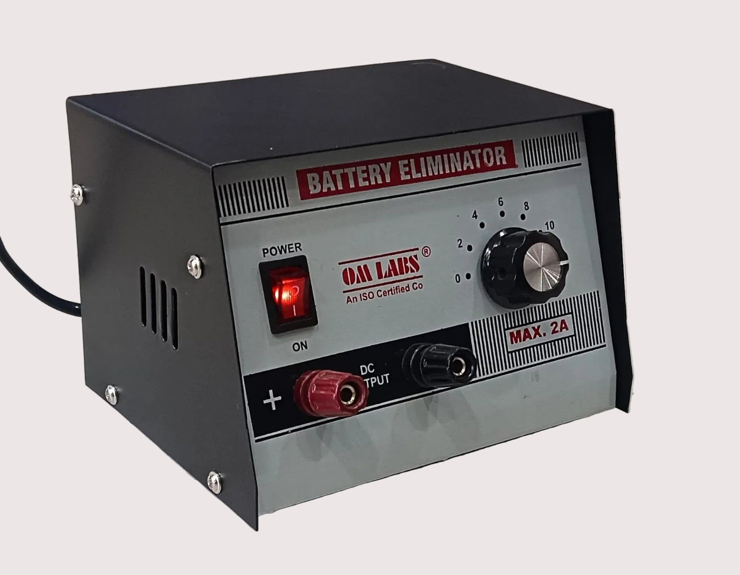 Battery Eliminator 2-12V/2ADC in Metal Box