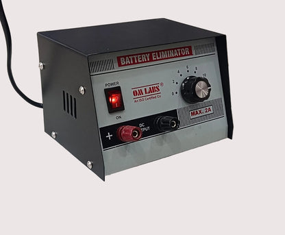 Battery Eliminator 2-12V/2ADC in Metal Box