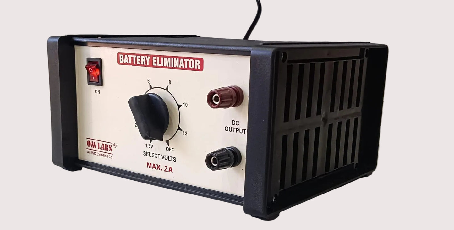 Battery Eliminator 2-12V/2A DC in Large Box