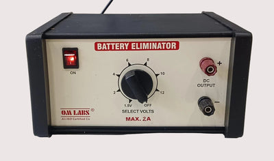 Battery Eliminator 1.5-12V/2A DC in Large Box