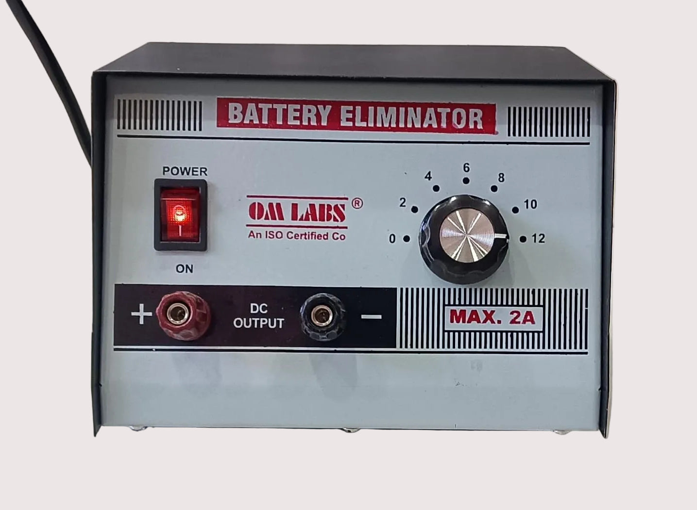 Battery Eliminator 2-12V/2ADC in Metal Box