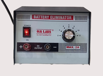 Battery Eliminator 2-12V/2ADC in Metal Box