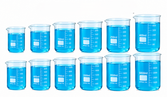 Beaker Borosilicate Glass Set Different Capacities | Laboratory Glassware