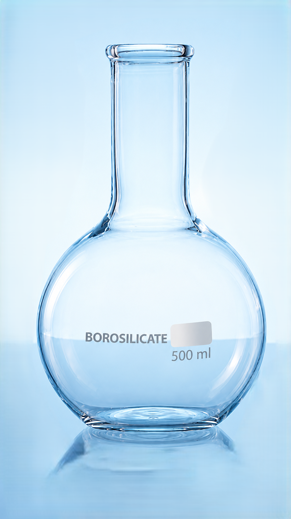 Flask Boiling Flat Bottom Set Borosilicate Glass  | Laboratory Glassware