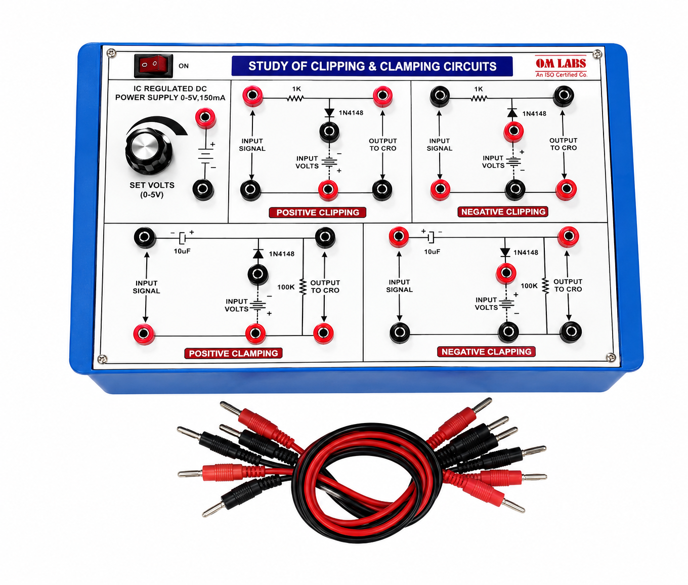 Clipping & Clamping Circuit Apparatus using diode ( Plastic Box)