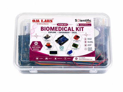 OM LABS Bio-Medical STEM IoT Kit (ECG, Heart Rate, SpO2 & Temperature)