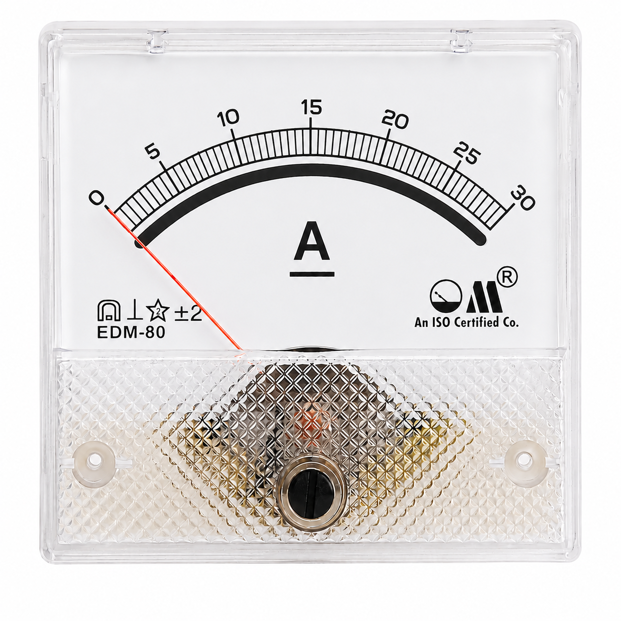 DC Ammeter EDM-80 Square Panel Meters