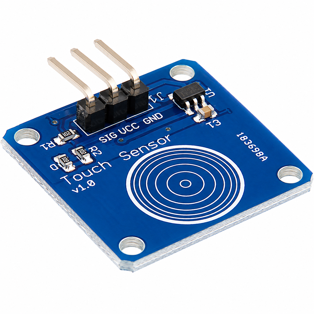 TTP223 Capacitive Touch Sensor Module Blue PCB