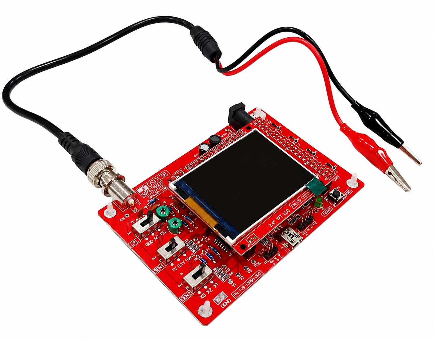 DSO138 Digital Oscilloscope Kit (Up to 100kHz)