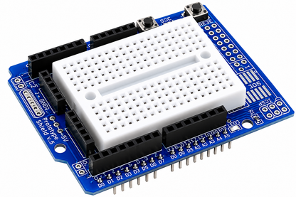 Protoshield Expansion Module with Mini Breadboard