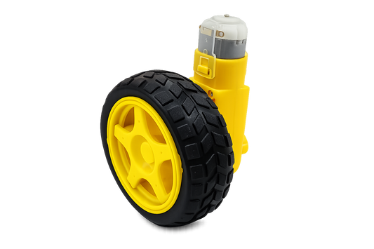 BO MOTOR WITH WHEEL ( SIDE SHAFT)