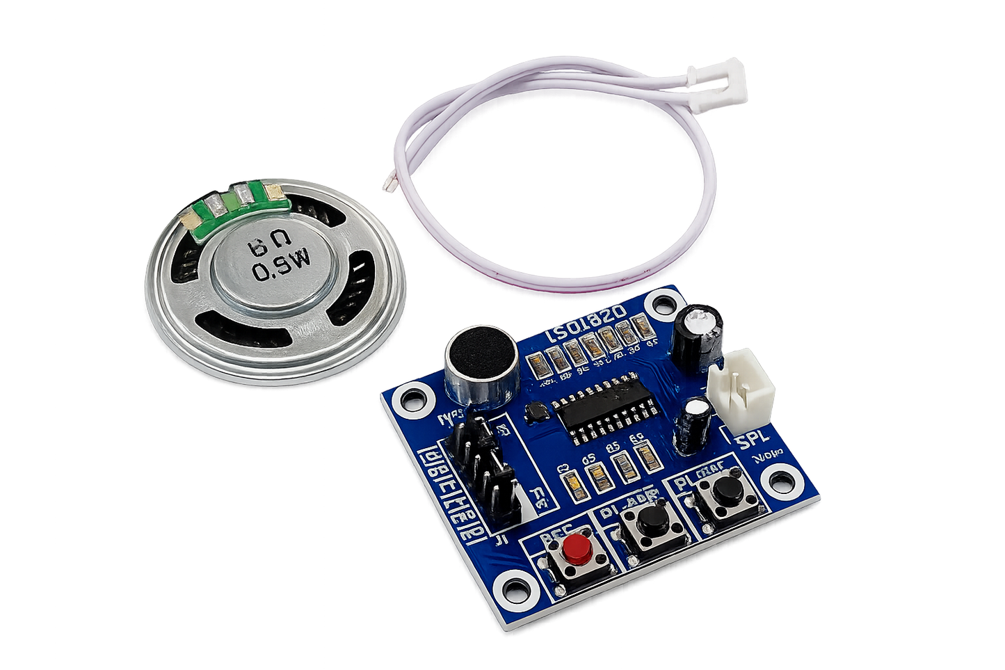 SOUND PLAYBACK MODULE  MODEL: ISD1820 SMD