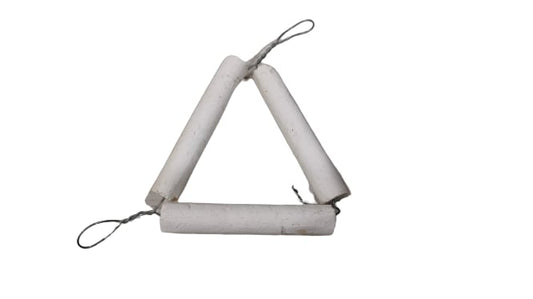 Clay Pipe Triangle 2” (Pack of 10 Pcs.)