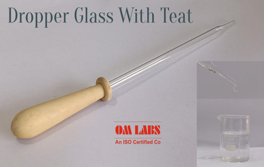 Glass Dropper With Rubber Teat | Set Of 10