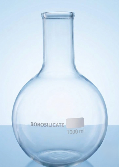 Flask Boiling Round Bottom Set Borosilicate Glass  | Laboratory Glassware