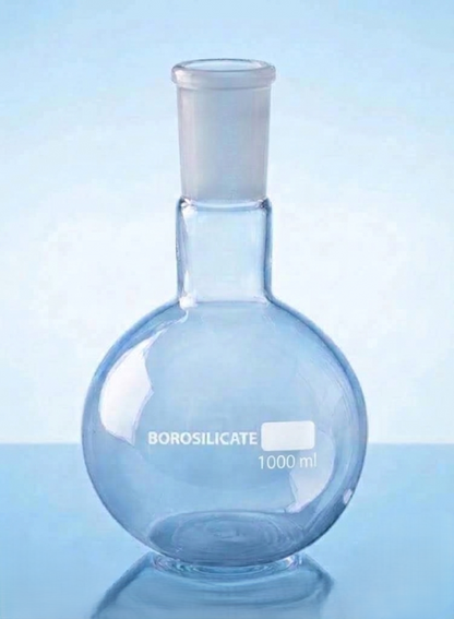 Flask Boiling Round Bottom With Socket Set Borosilicate Glass  | Laboratory Glassware