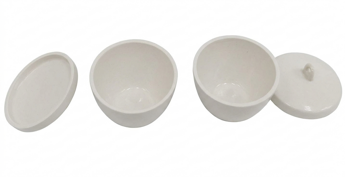 Crucible With Lid Porcelain Set(2)