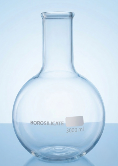 Flask Boiling Round Bottom Set Borosilicate Glass  | Laboratory Glassware