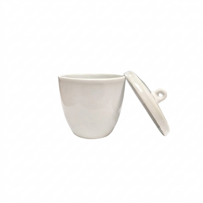 Crucible With Lid Porcelain Set(2)