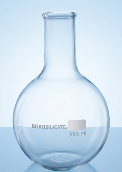 Flask Boiling Round Bottom Set Borosilicate Glass  | Laboratory Glassware