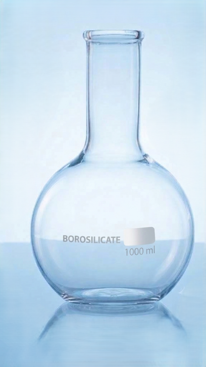 Flask Boiling Flat Bottom Set Borosilicate Glass  | Laboratory Glassware