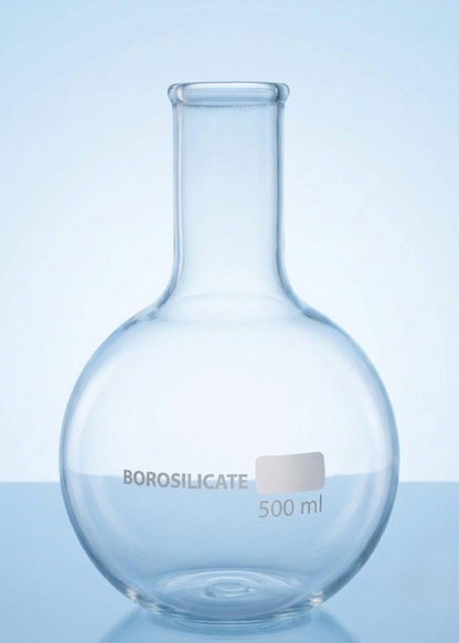 Flask Boiling Round Bottom Set Borosilicate Glass  | Laboratory Glassware