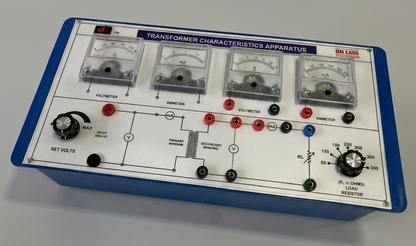 Transformer Characteristics Apparatus ( Analog Meters) P. Box