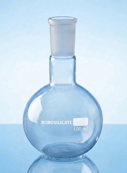 Flask Boiling Round Bottom With Socket Set Borosilicate Glass  | Laboratory Glassware