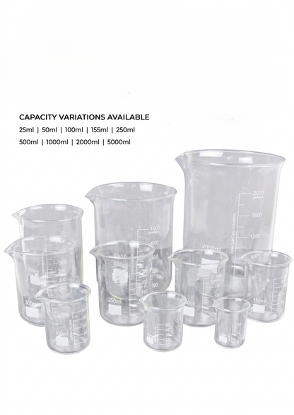 Borosilicate Glass Beakers(Single 1 pcs)