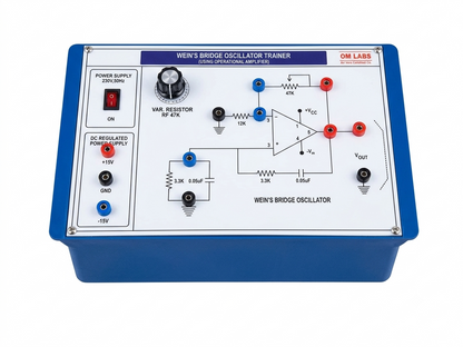 Wein Bridge Oscillator Trainer  (Using Operational Amplifier)