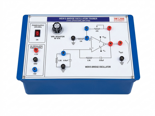 Wein Bridge Oscillator Trainer  (Using Operational Amplifier)